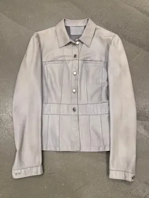 2000s Prada soft leather jacket