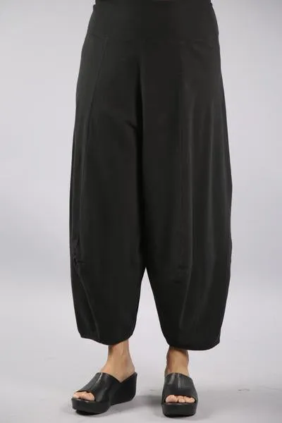 3273- Roll over Waist Four Square- Black-U