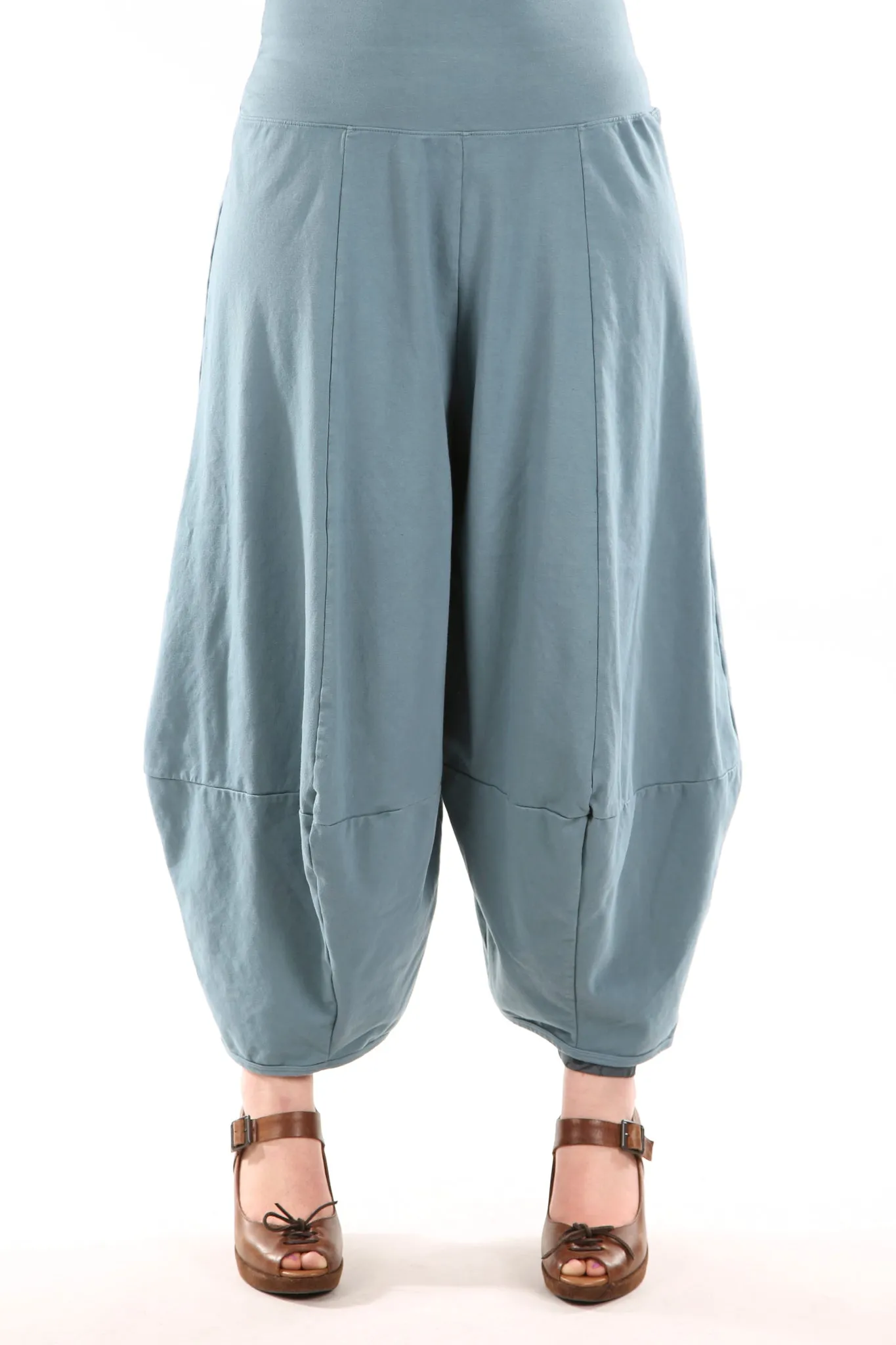 3273- Roll over Waist Four Square-Kingfisher-U