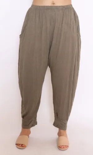 7718 Khaki comfy pants