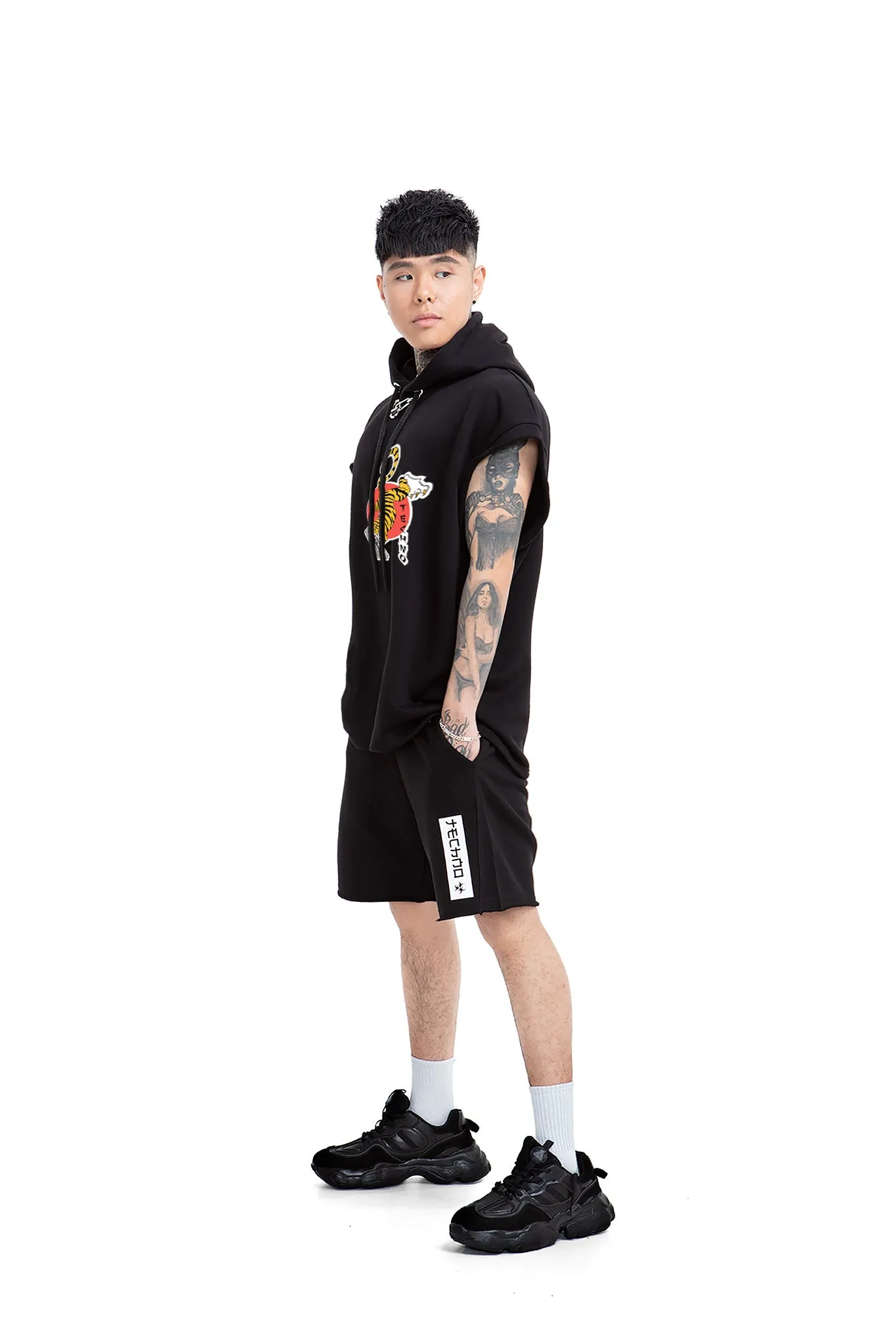 Acid Tiger Unisex Hooded Vest