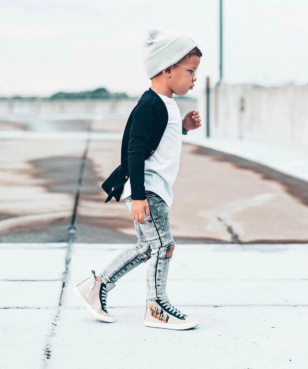 Acidwash Kids Skinny Jeans