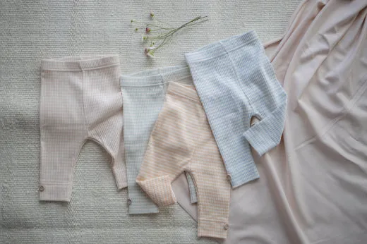 AIDA knit leggings - misty-blue