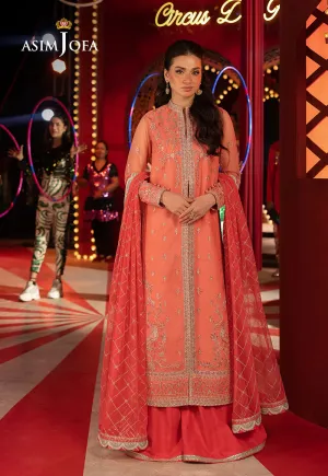 AJLLF-13 Embroidered Net 3 Pcs