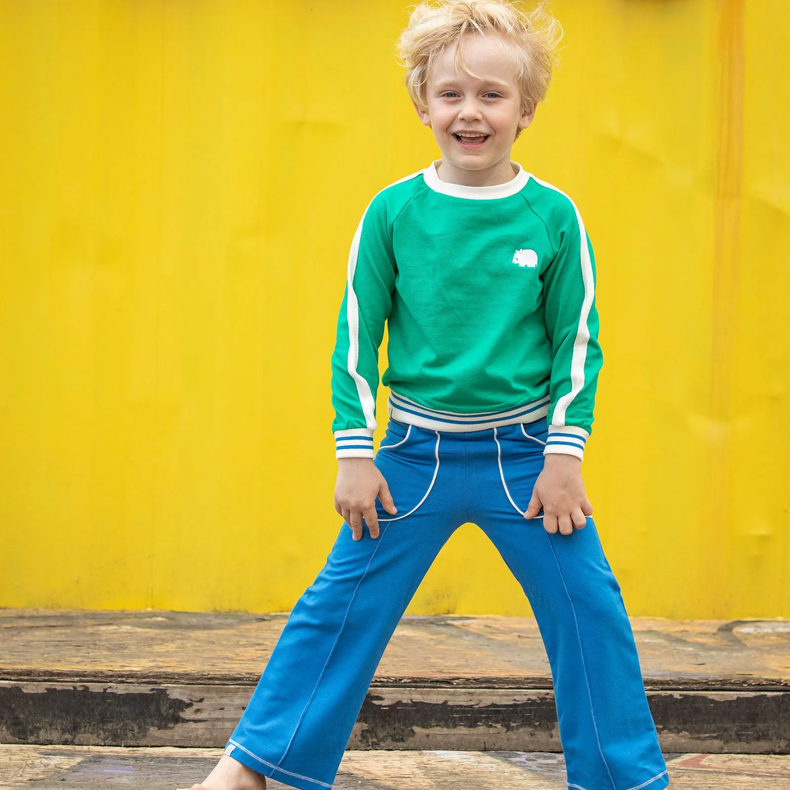 Alba - Snorre Box Pants - Snorkel Blue