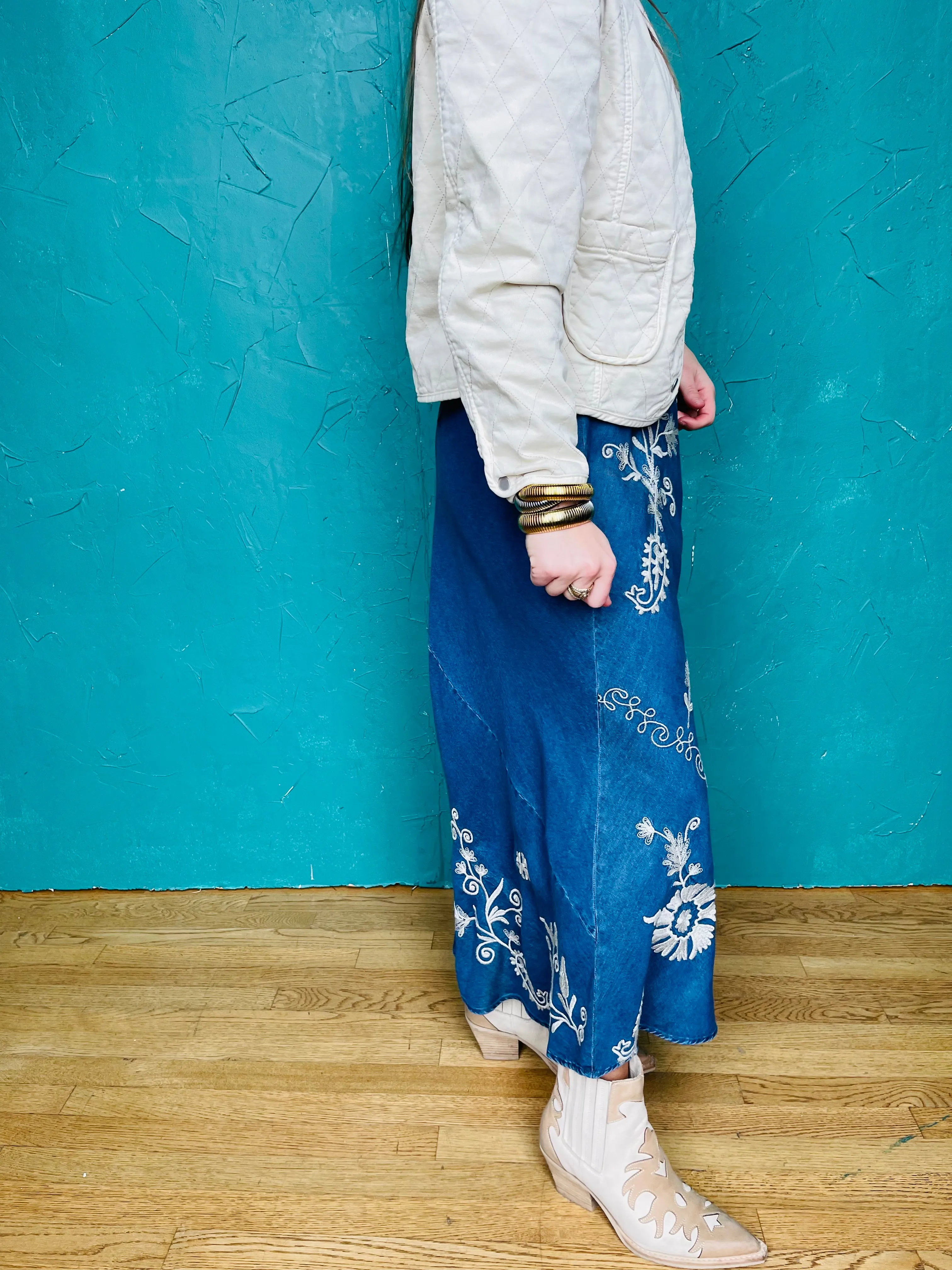 Allison Bias Maxi Skirt