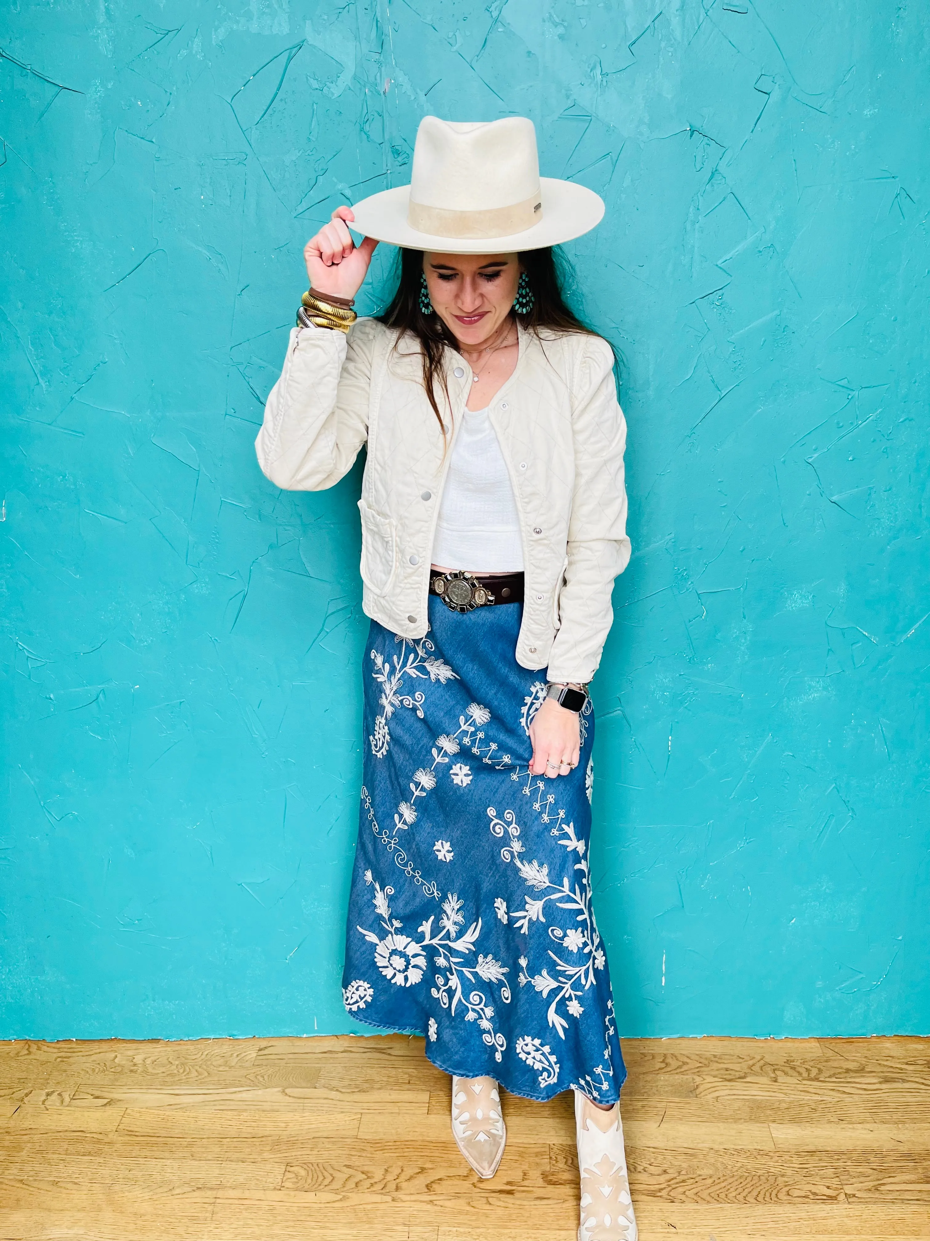 Allison Bias Maxi Skirt