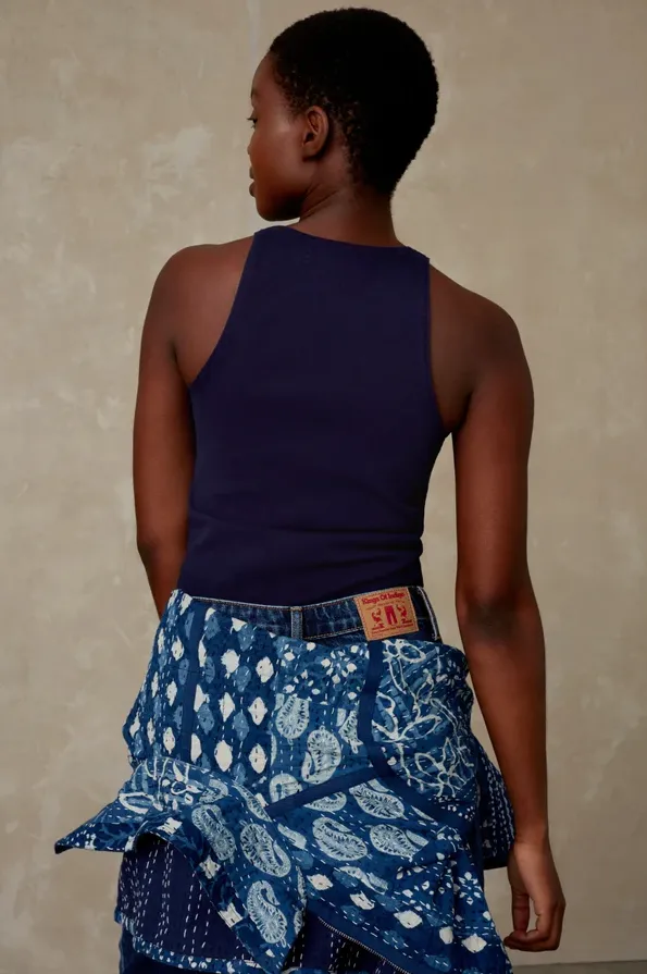 ALOUETTE Vest Top | Navy