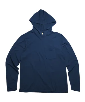 Always Hooded Pocket Tee - Navy