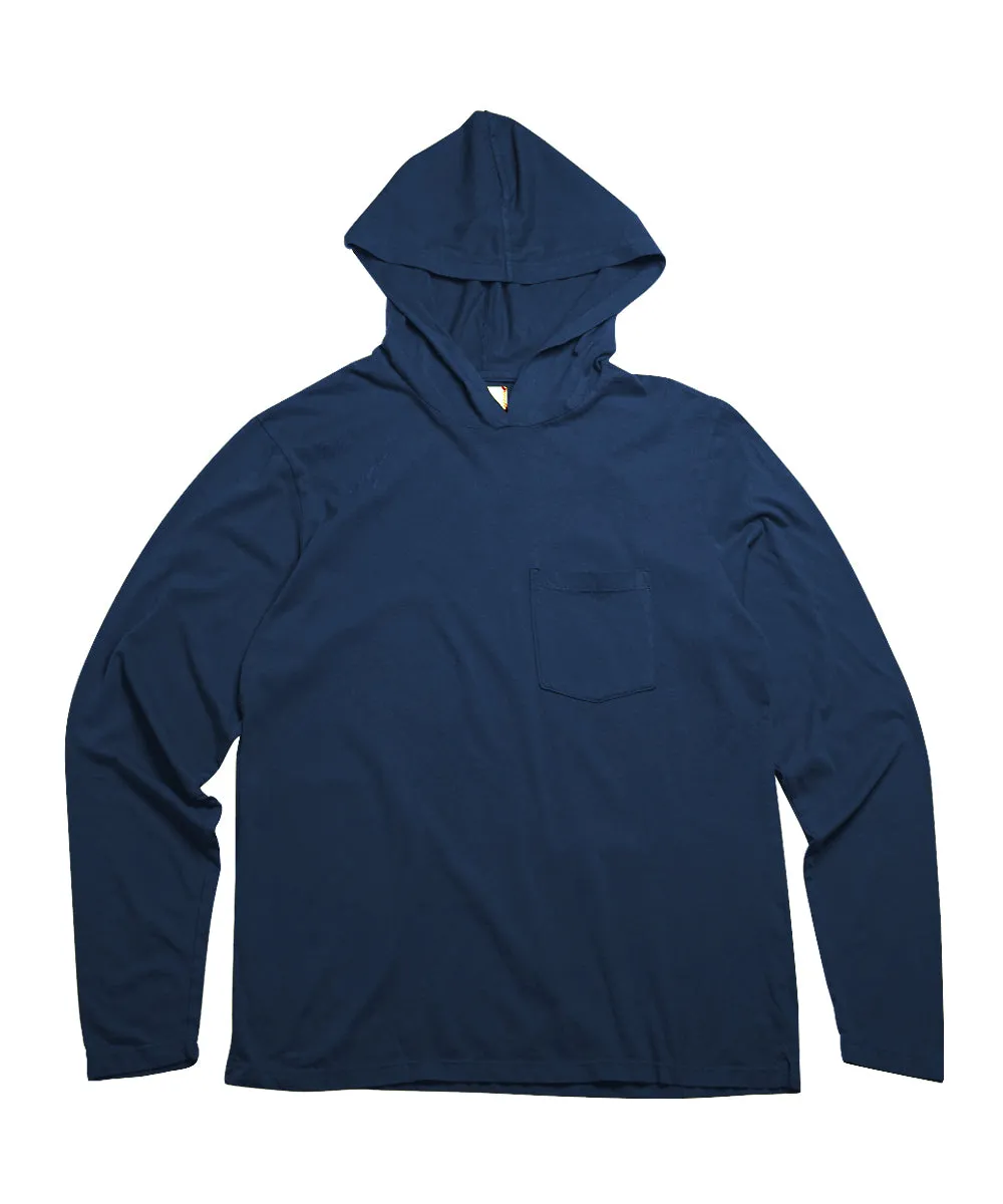 Always Hooded Pocket Tee - Navy
