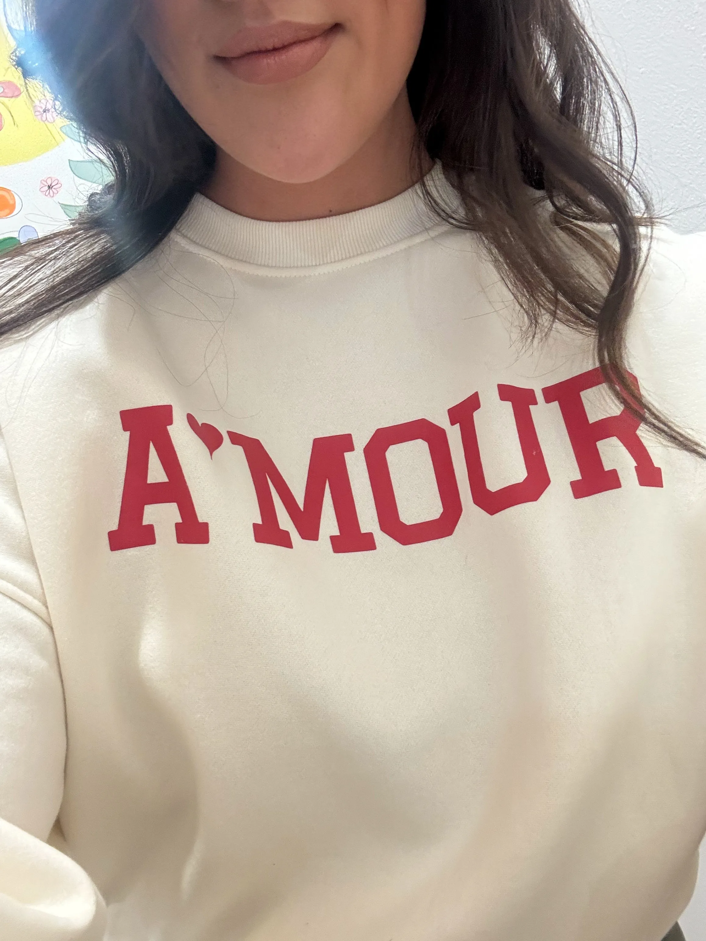 A'mour Graphic Sweatshirt