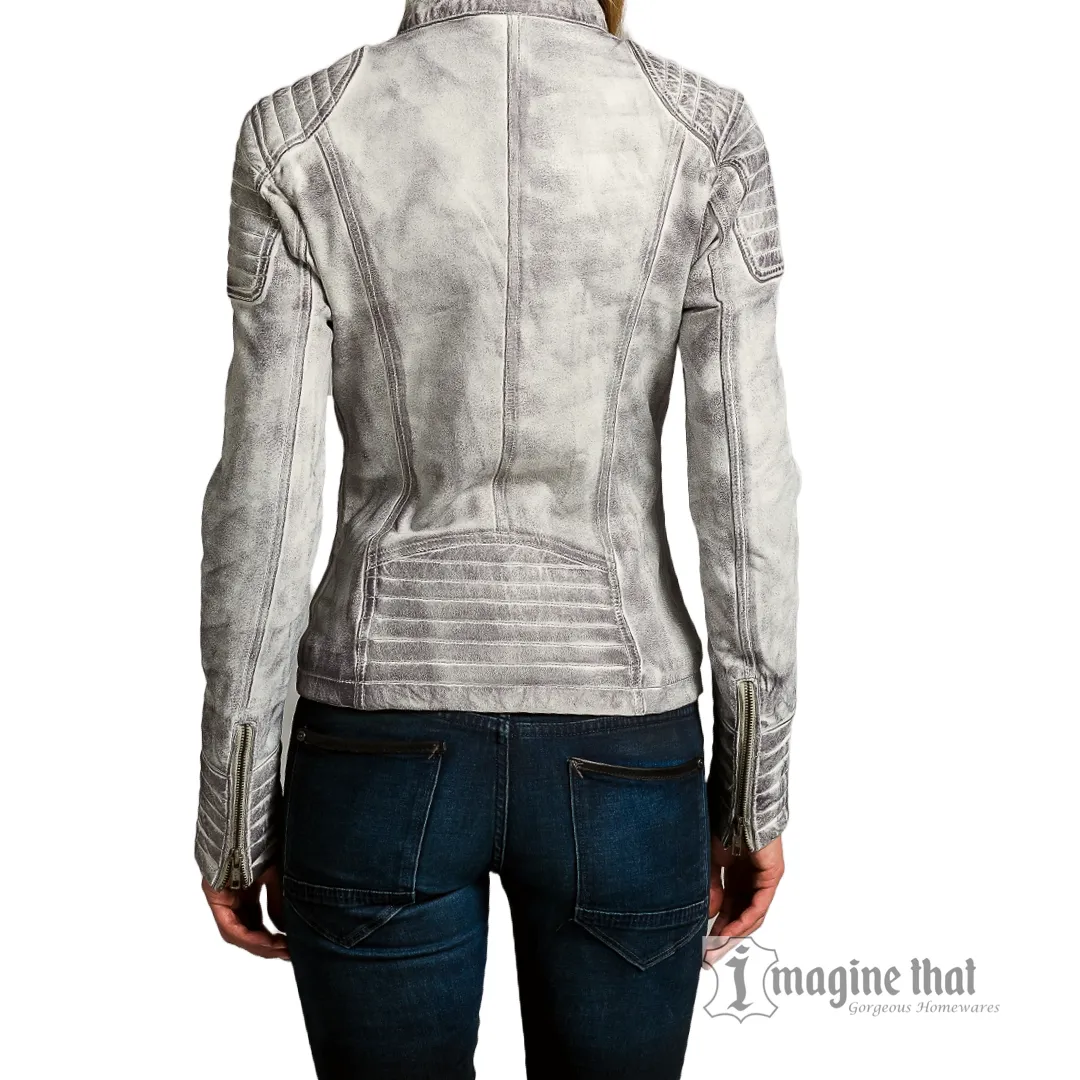 'Angelina' Ladies Leather Jacket