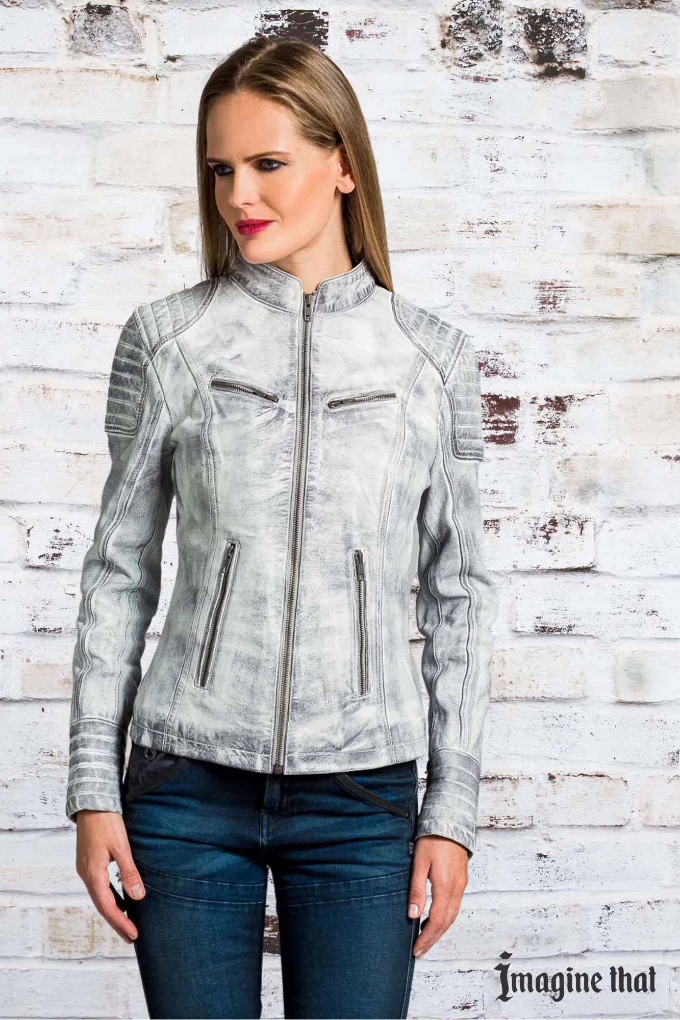 'Angelina' Ladies Leather Jacket