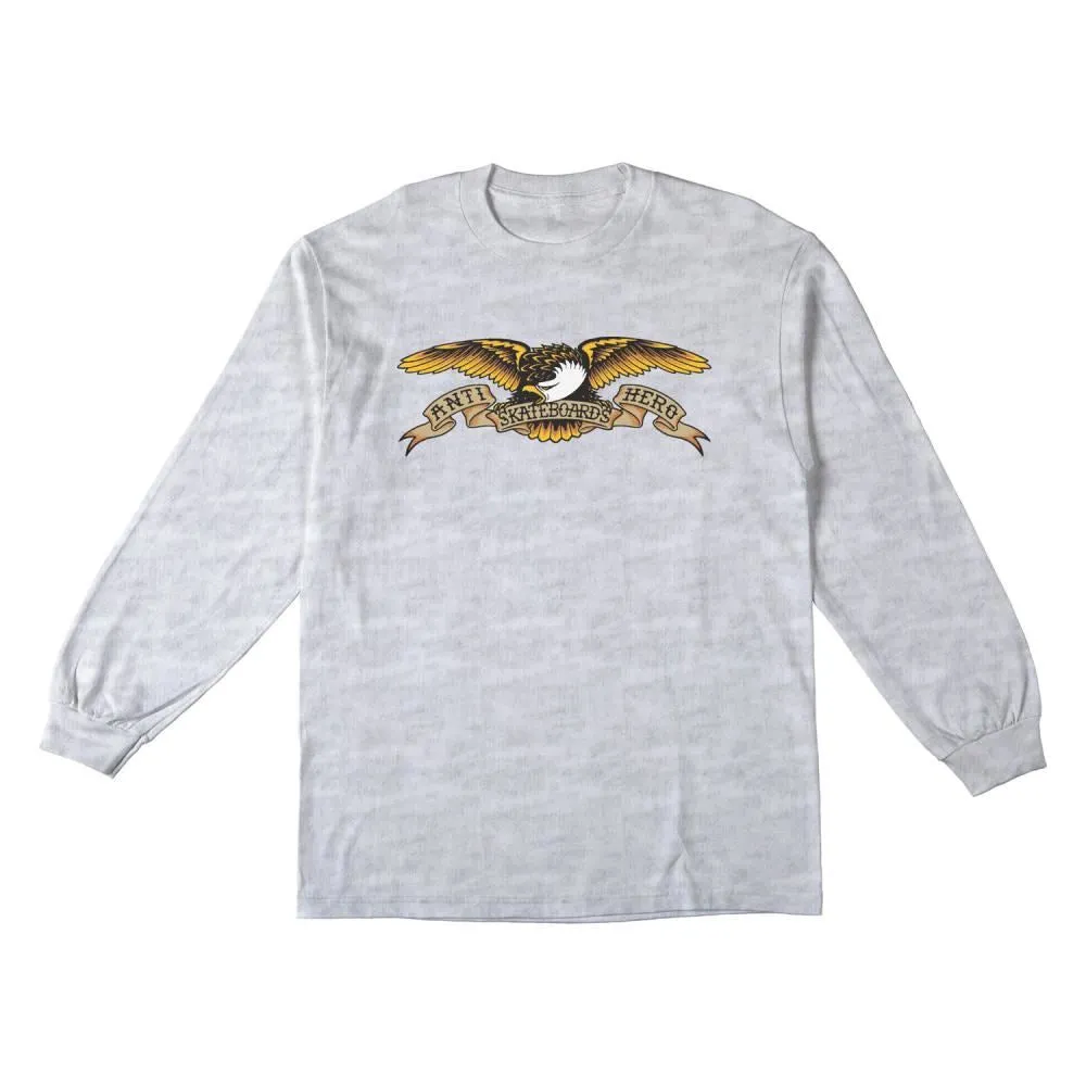 Anti Hero L/S T-Shirt Eagle - Ash / Black
