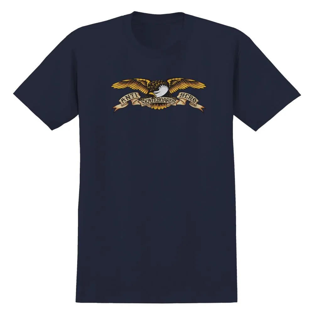 Anti Hero T-Shirt Eagle - Navy / Black / Multi Print