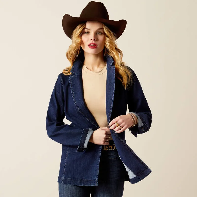 Ariat Ladies Denim Blazer - Midnight