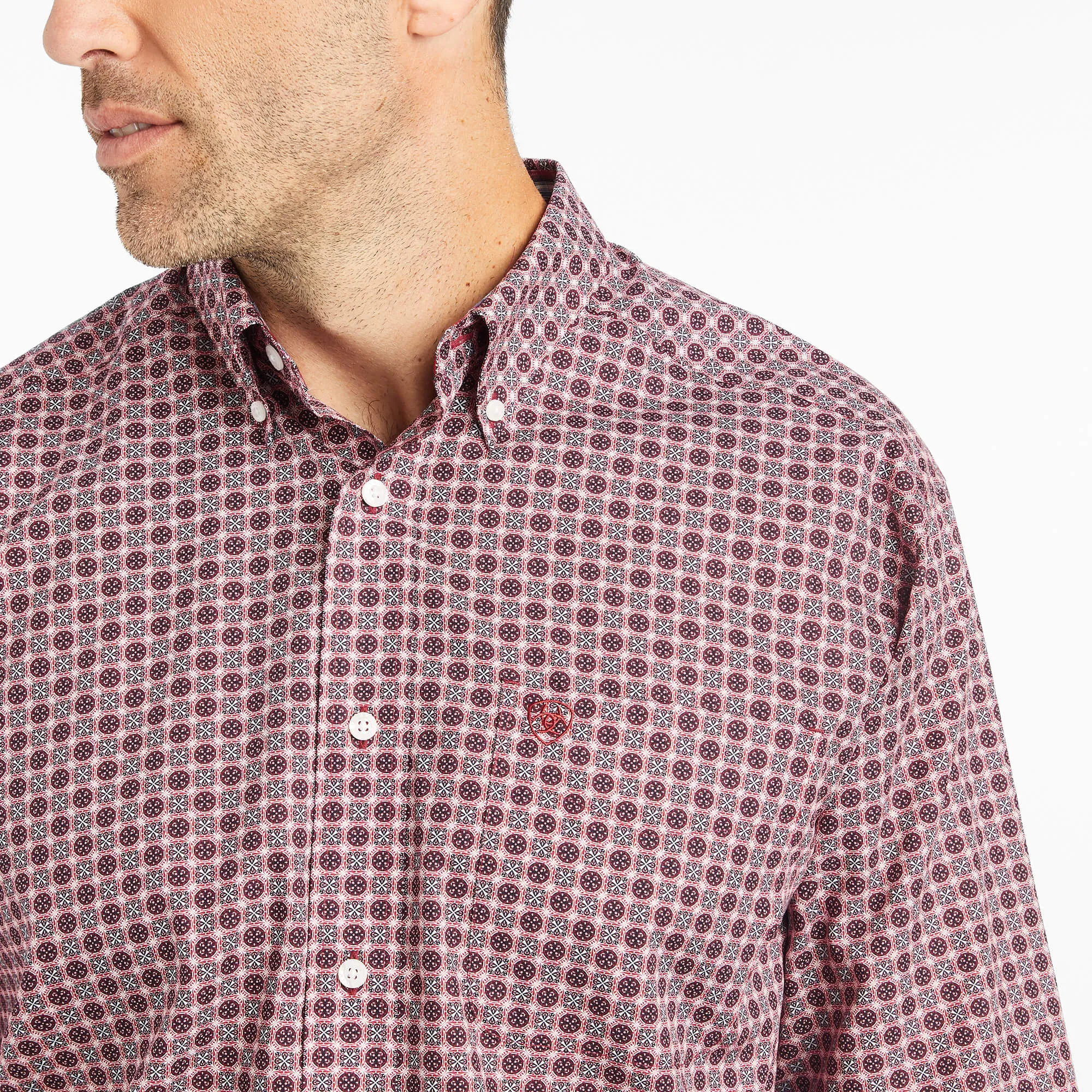 ARIAT WRINKLE FREE ELDREDGE CLASSIC FIT SHIRT - WHITE