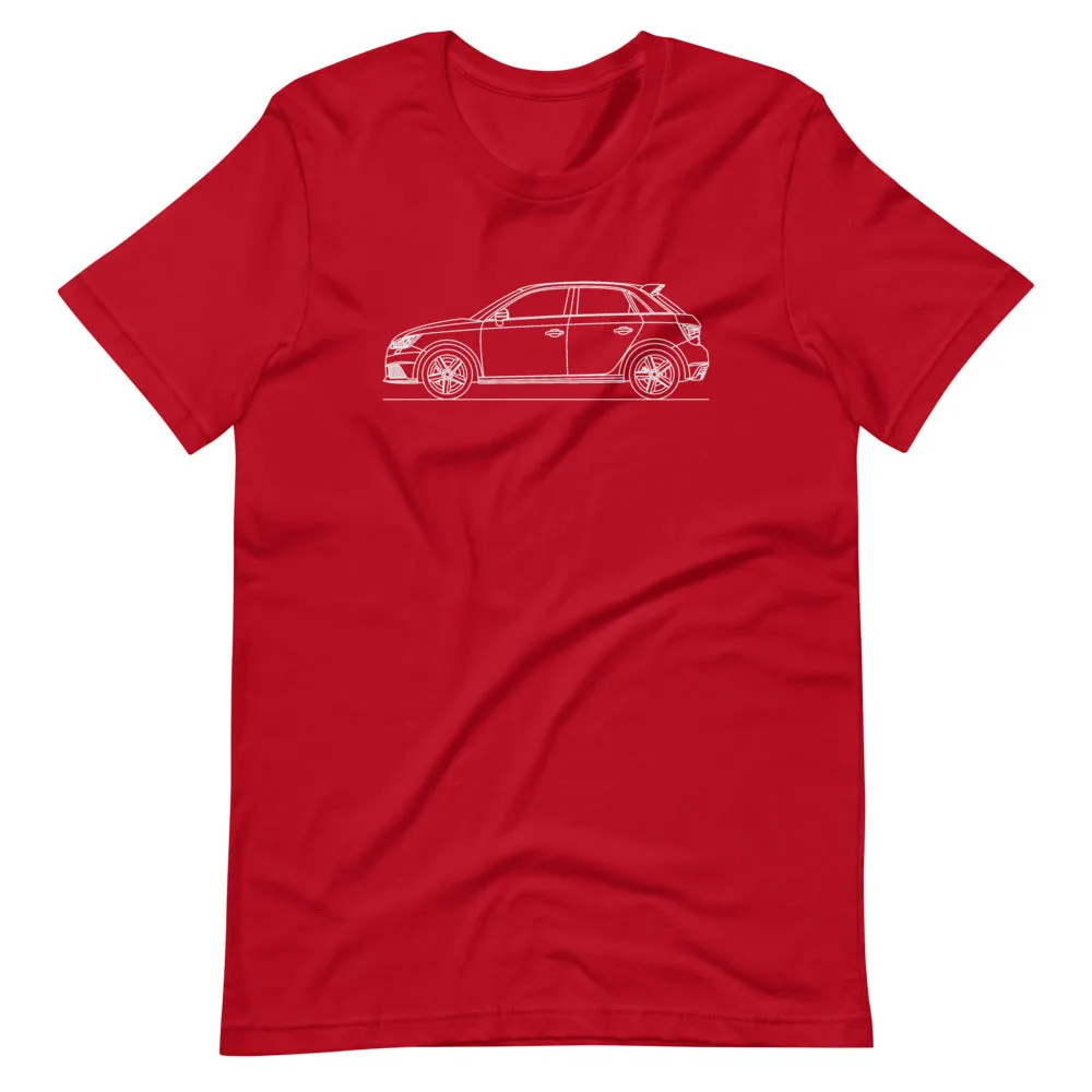 Audi 8X S1 silhouette t-shirt