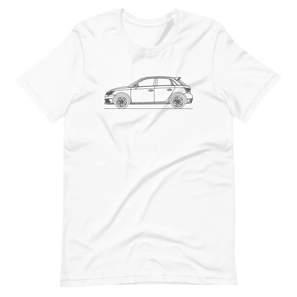 Audi 8X S1 silhouette t-shirt