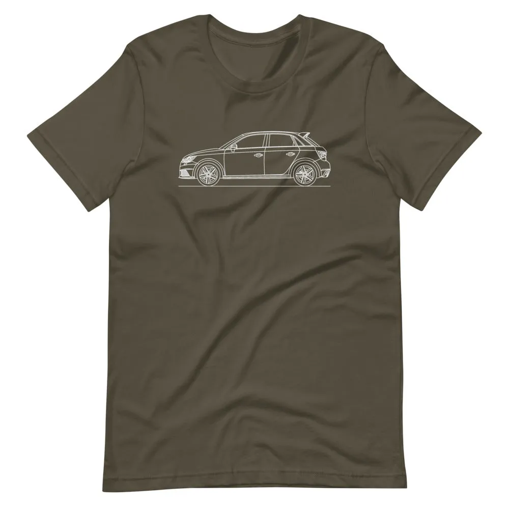 Audi 8X S1 silhouette t-shirt