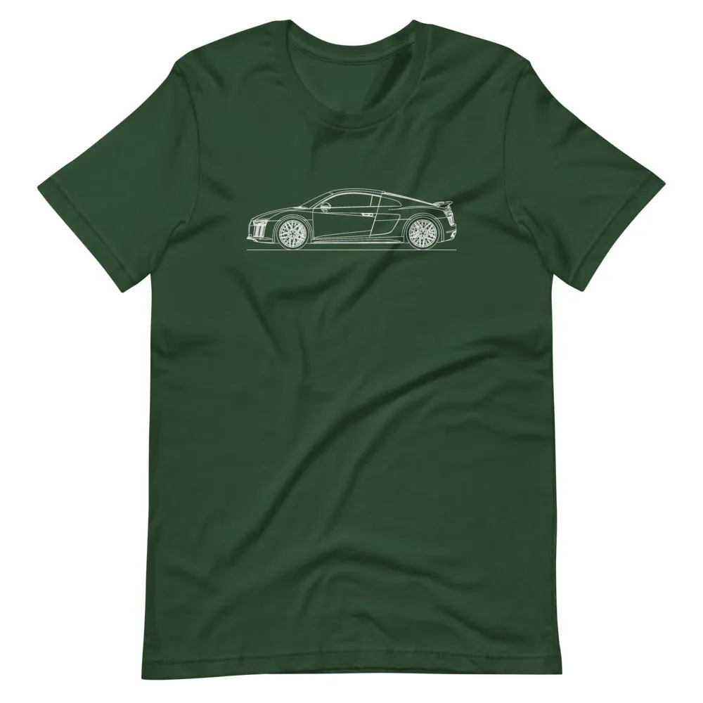 Audi R8 Type 4S silhouette t-shirt