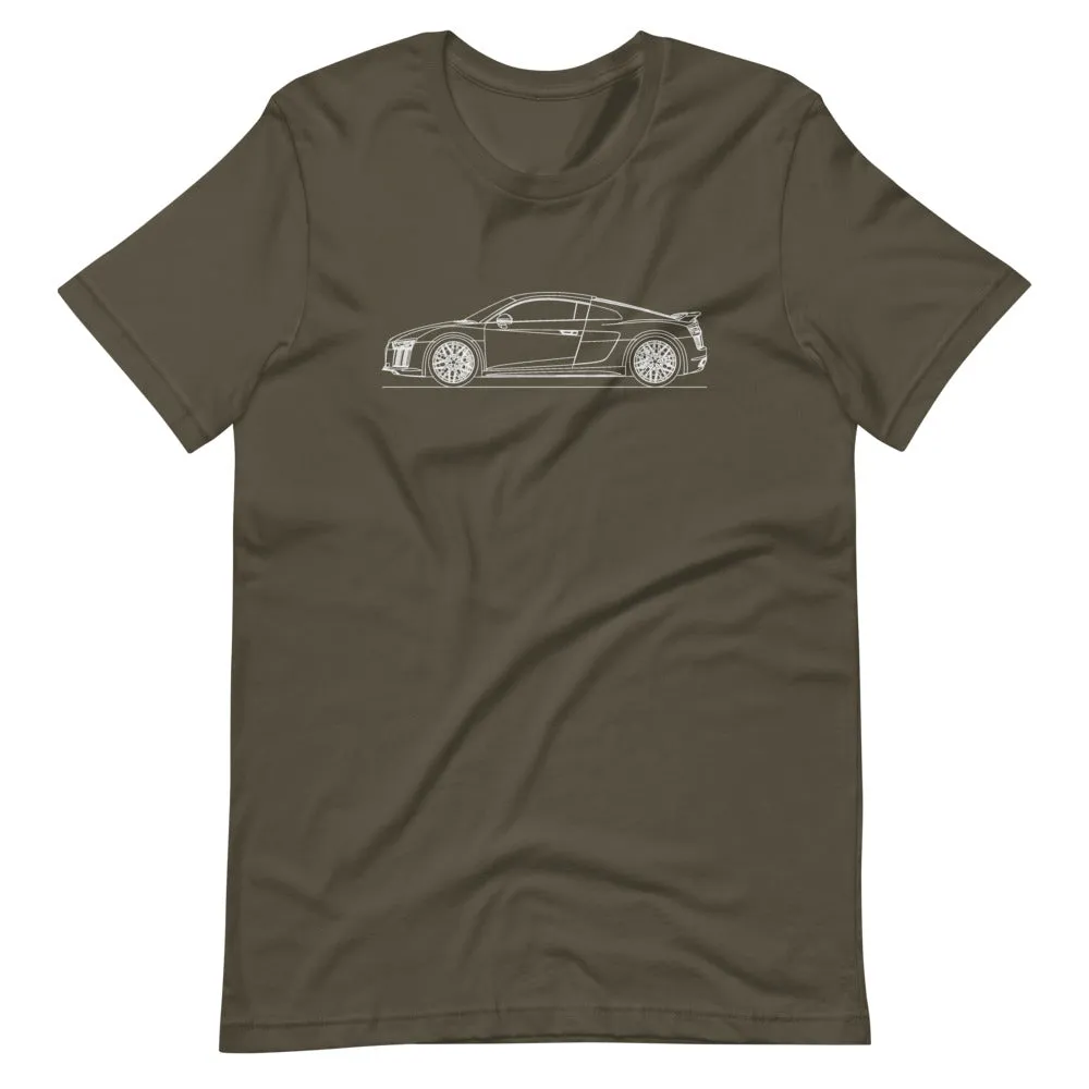 Audi R8 Type 4S silhouette t-shirt