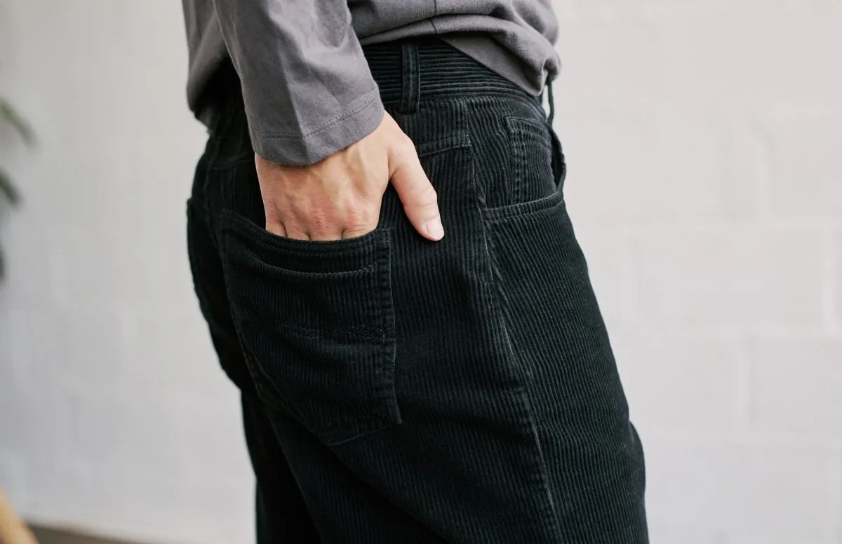 Balavu Corduroy Pants Black