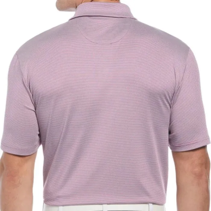 BEN HOGAN Men’s Fine Line Stripe Polo T-shirt - Amethyst (US Sizes)