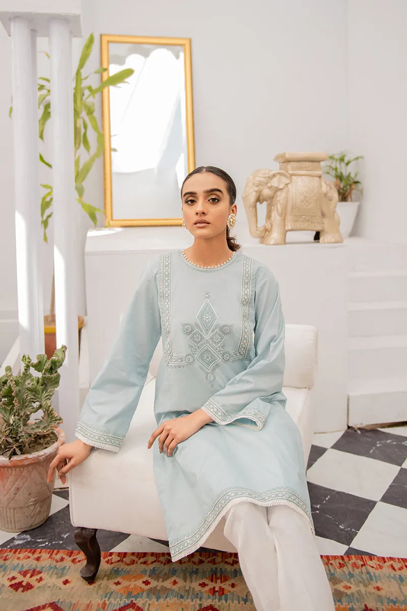 BERYL MURK EMBROIDERED SHIRT