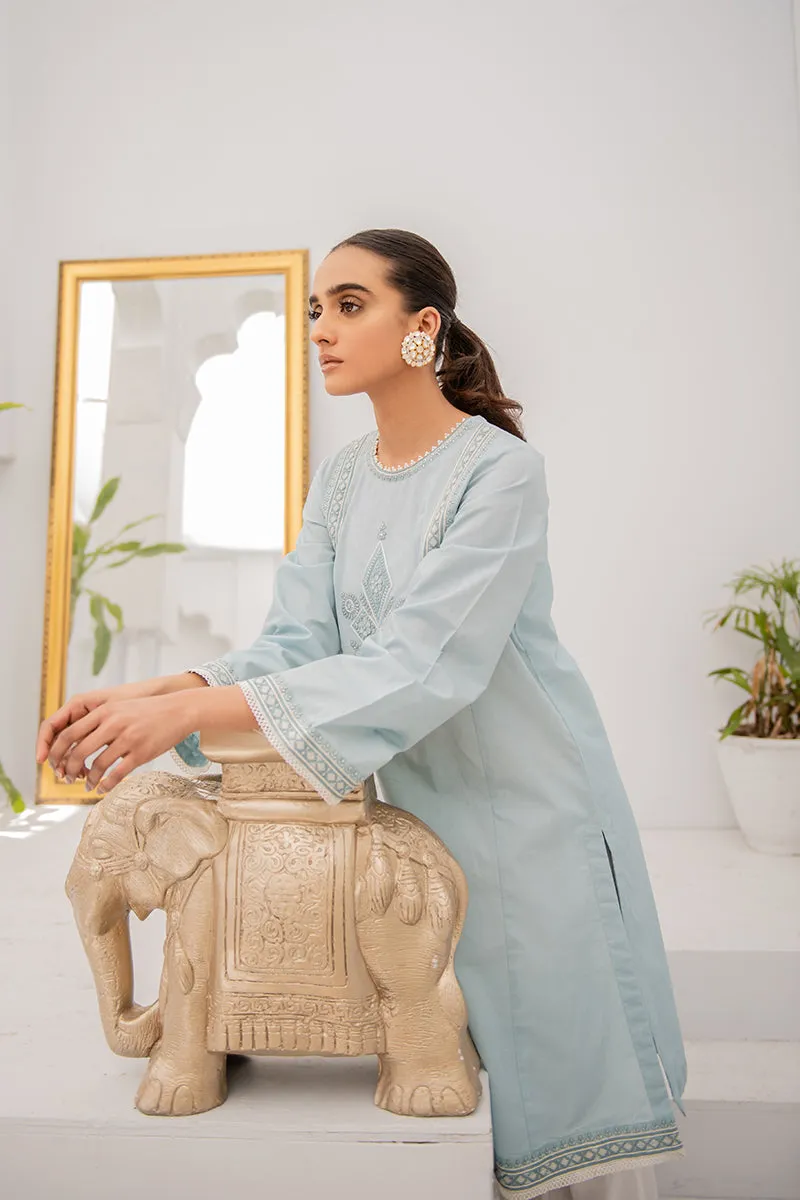 BERYL MURK EMBROIDERED SHIRT