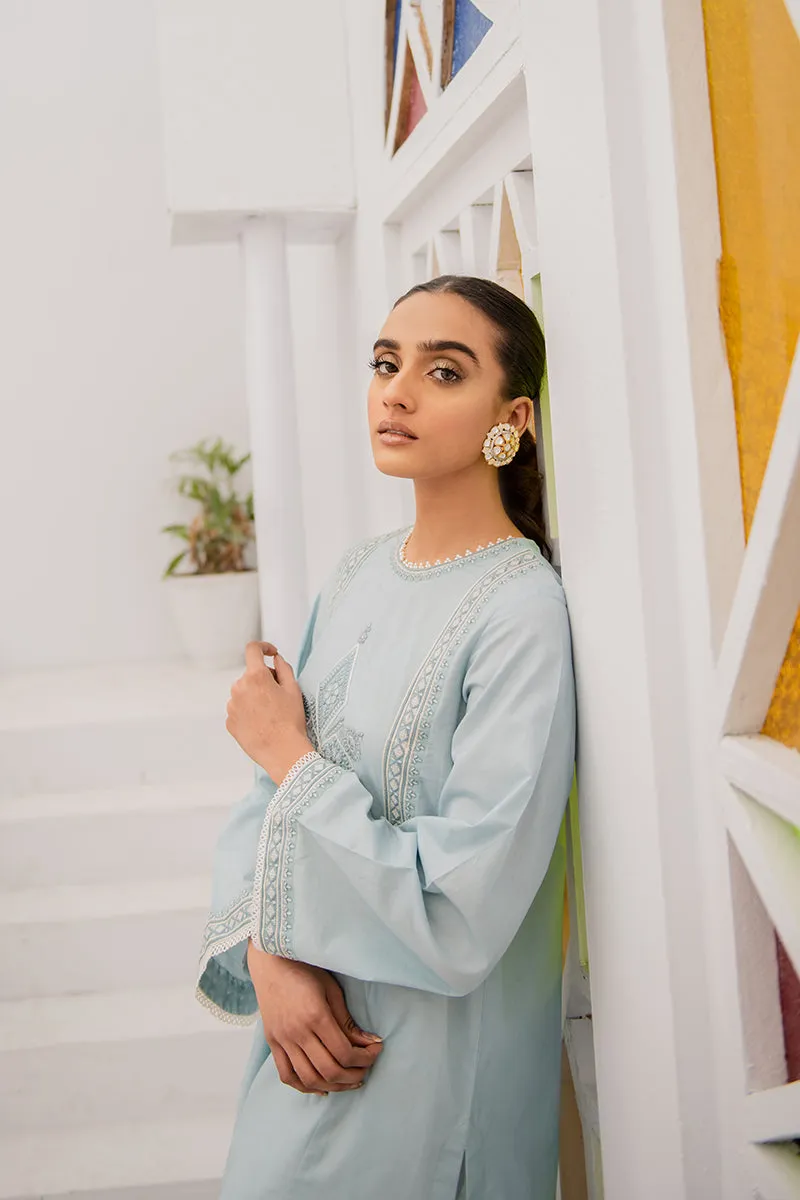 BERYL MURK EMBROIDERED SHIRT