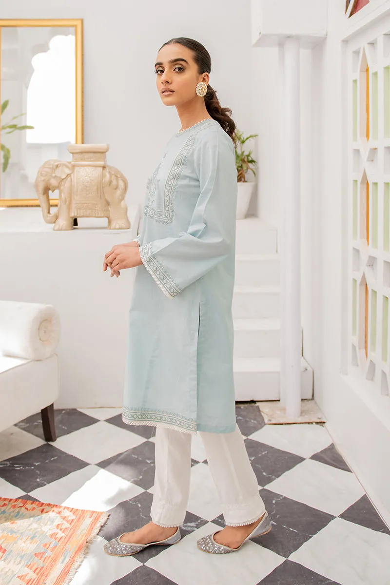 BERYL MURK EMBROIDERED SHIRT