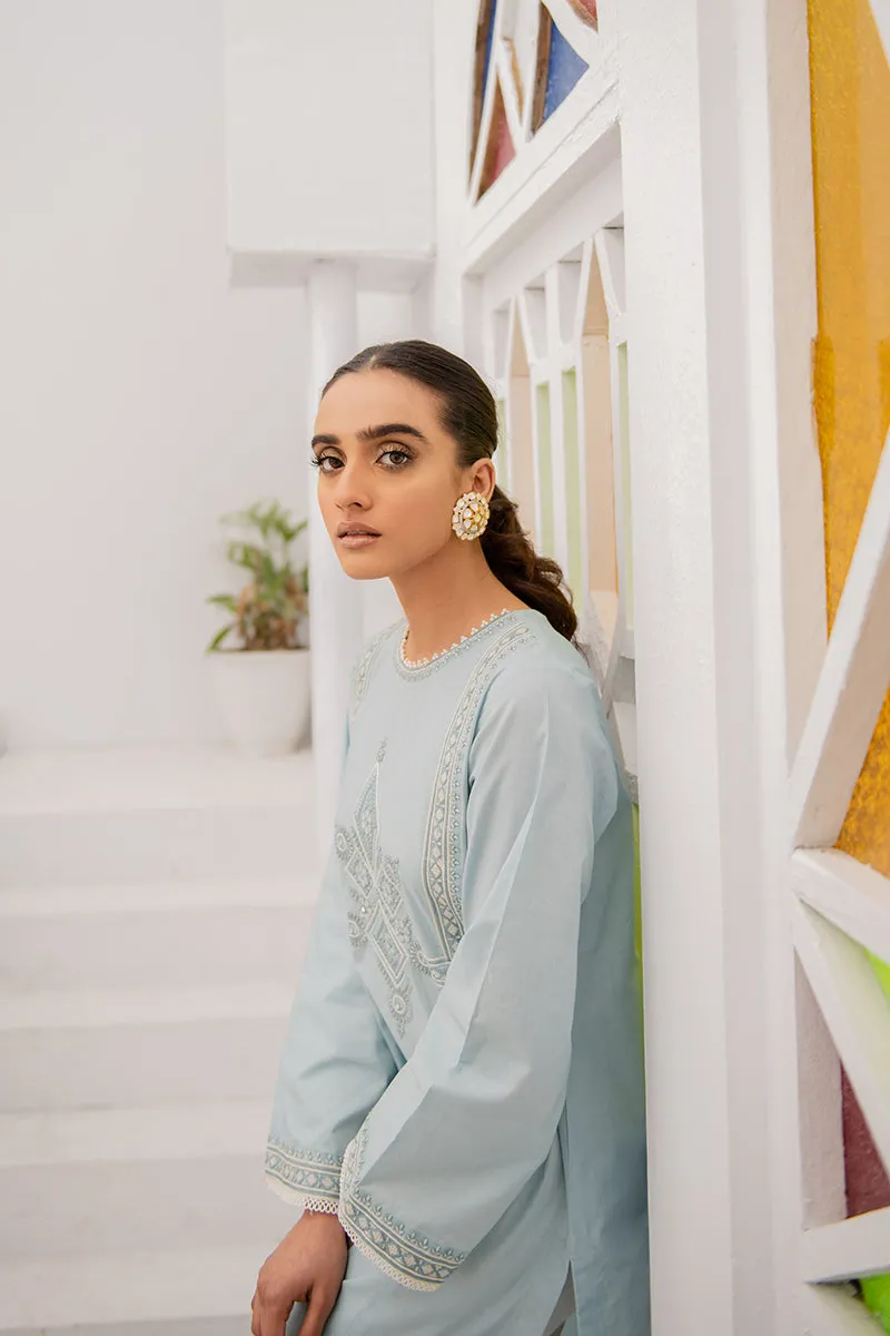 BERYL MURK EMBROIDERED SHIRT