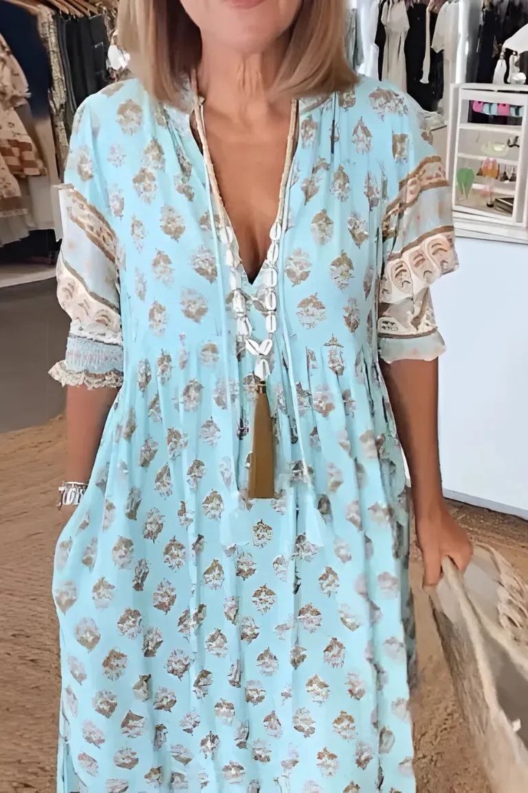BETTY | BOHOBREEZE FLORAL DRESS