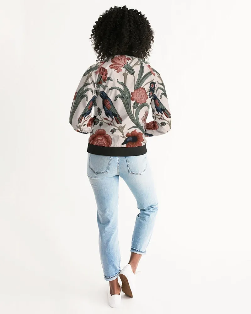 Bird on the Vine Women's Bomber Jacket