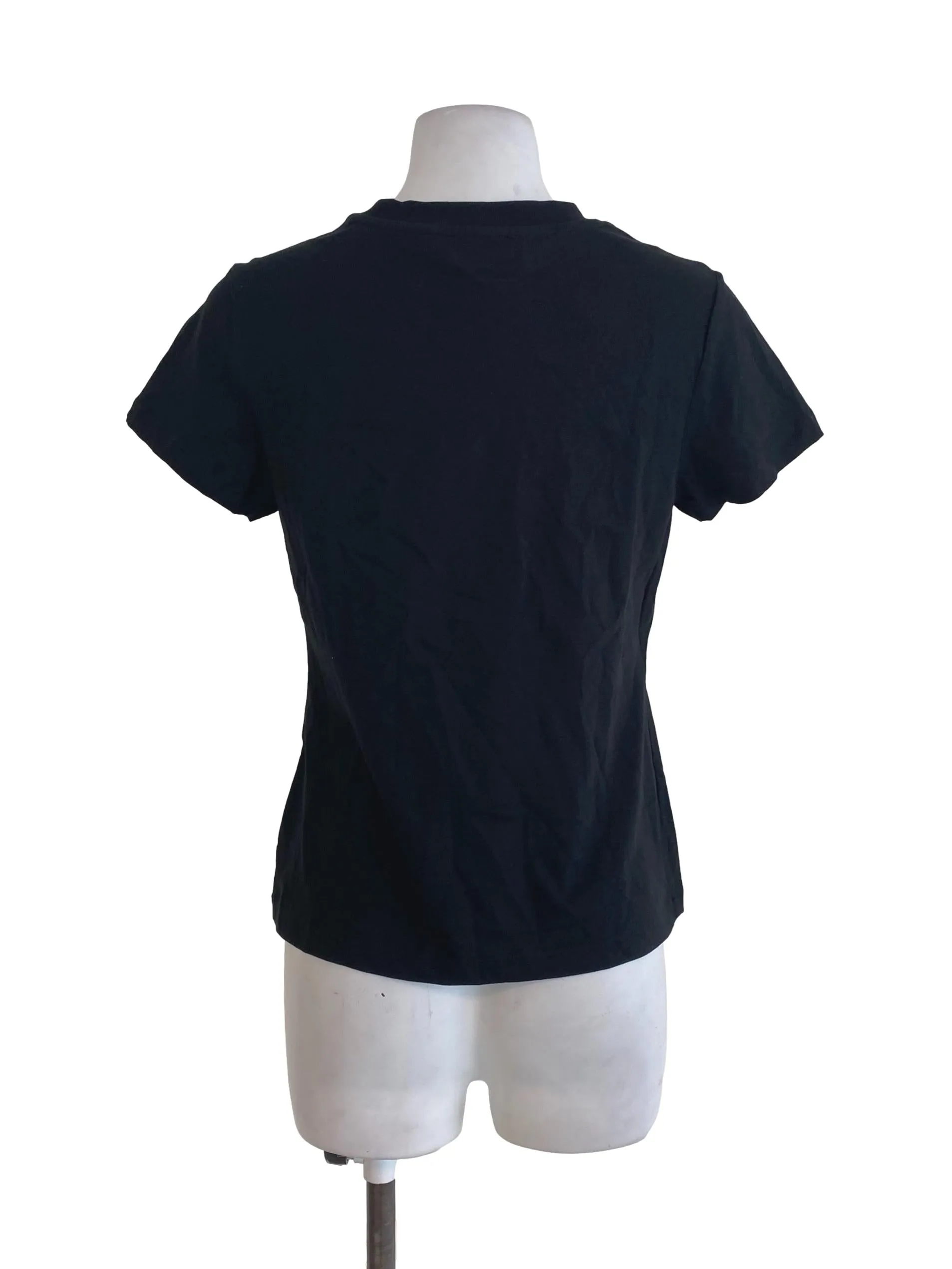 Black Plain Tee