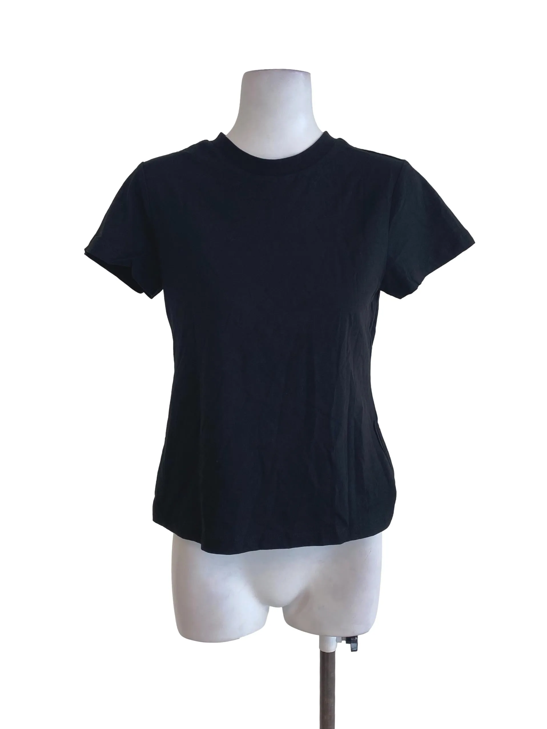 Black Plain Tee