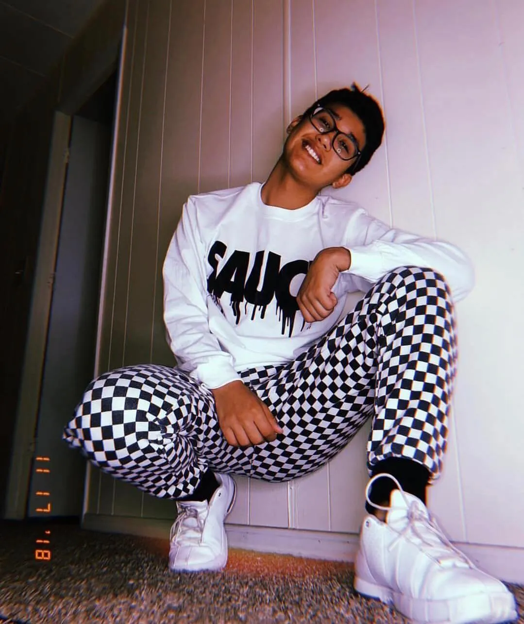 Black Sauce | White Long Sleeve Tee