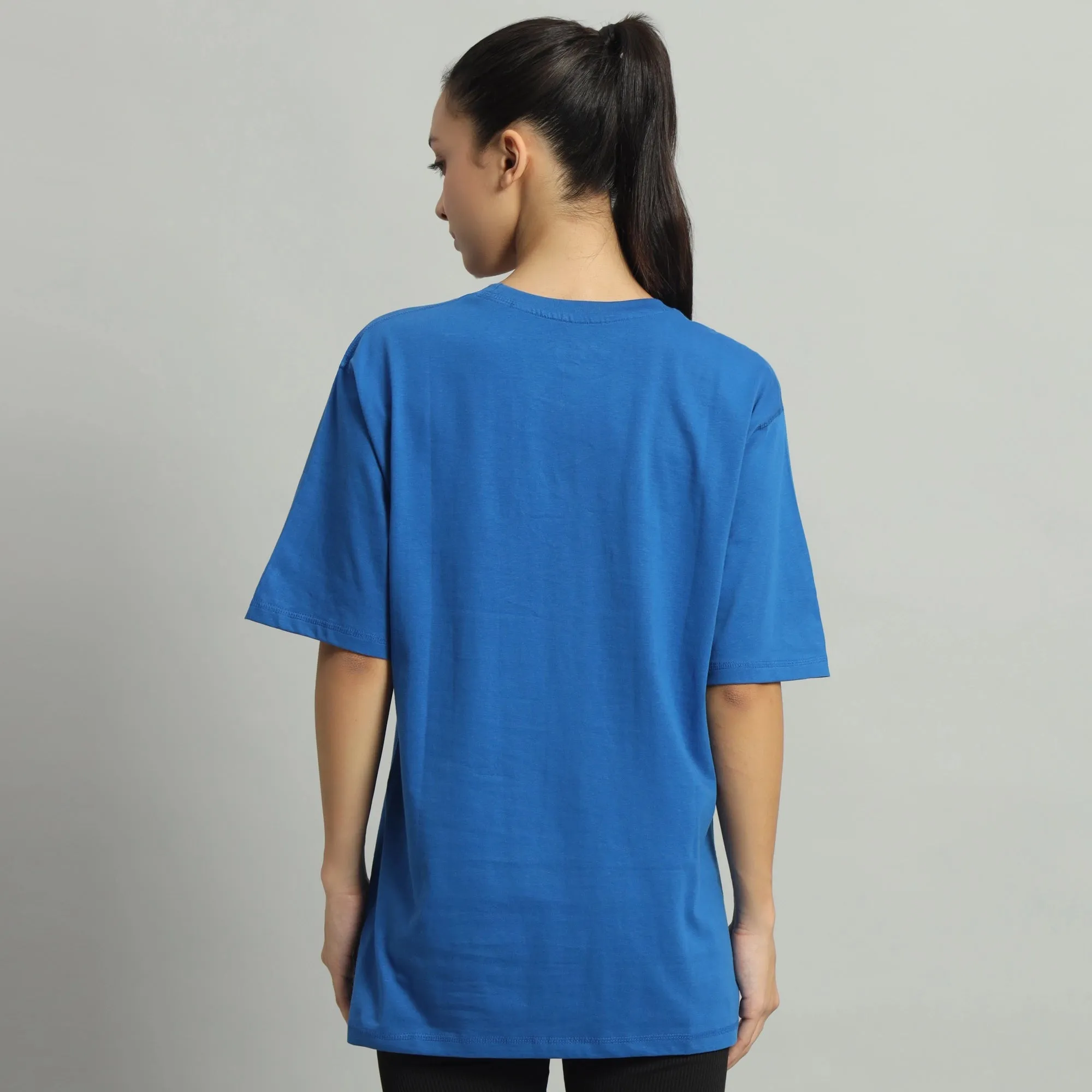 Blue Relaxed-fit tee