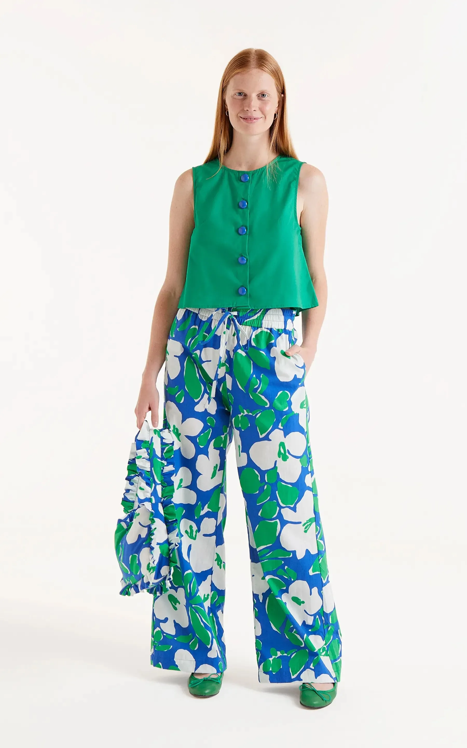 Bosco Floral Print long Trousers