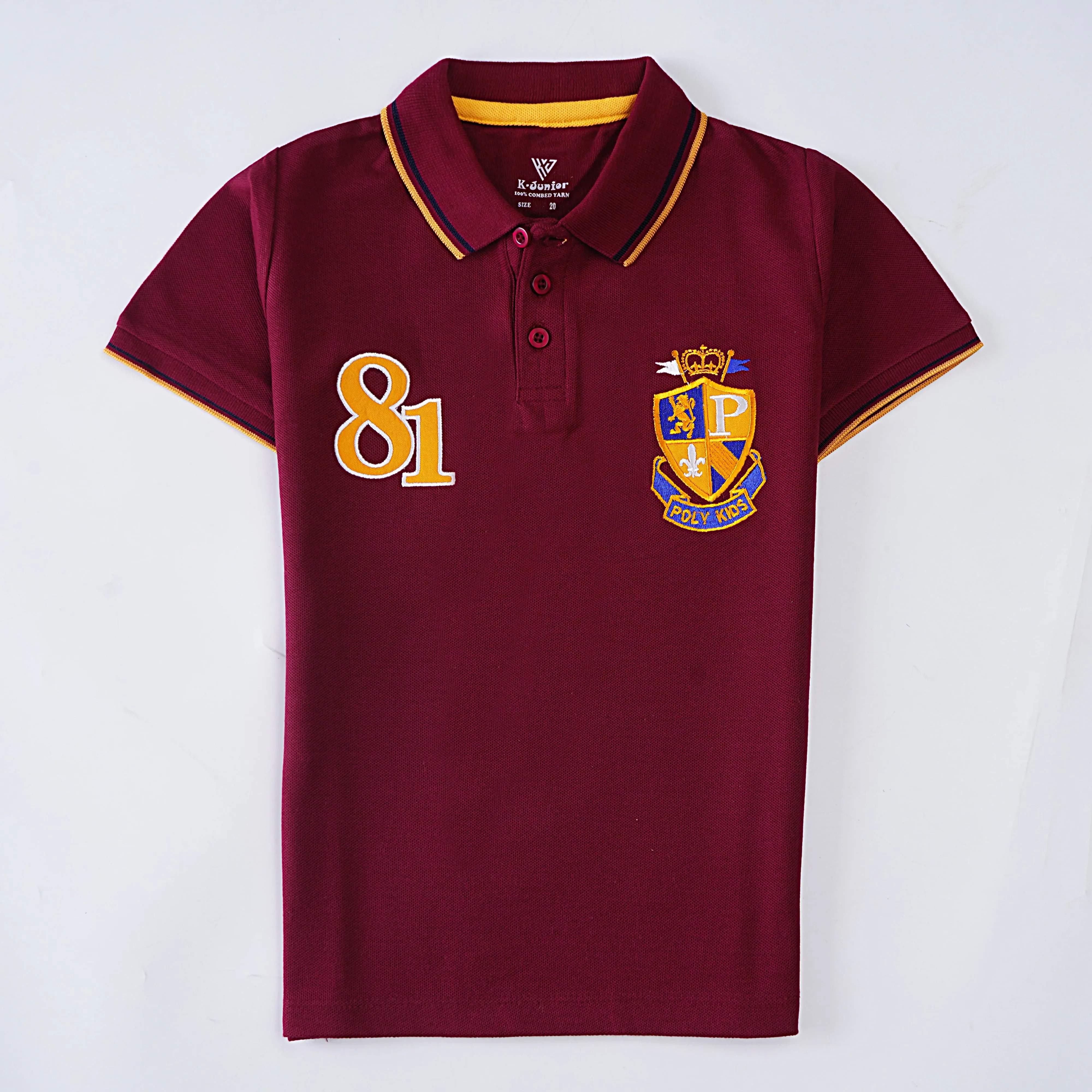Boys Half Sleeves Polo T-Shirt (81)