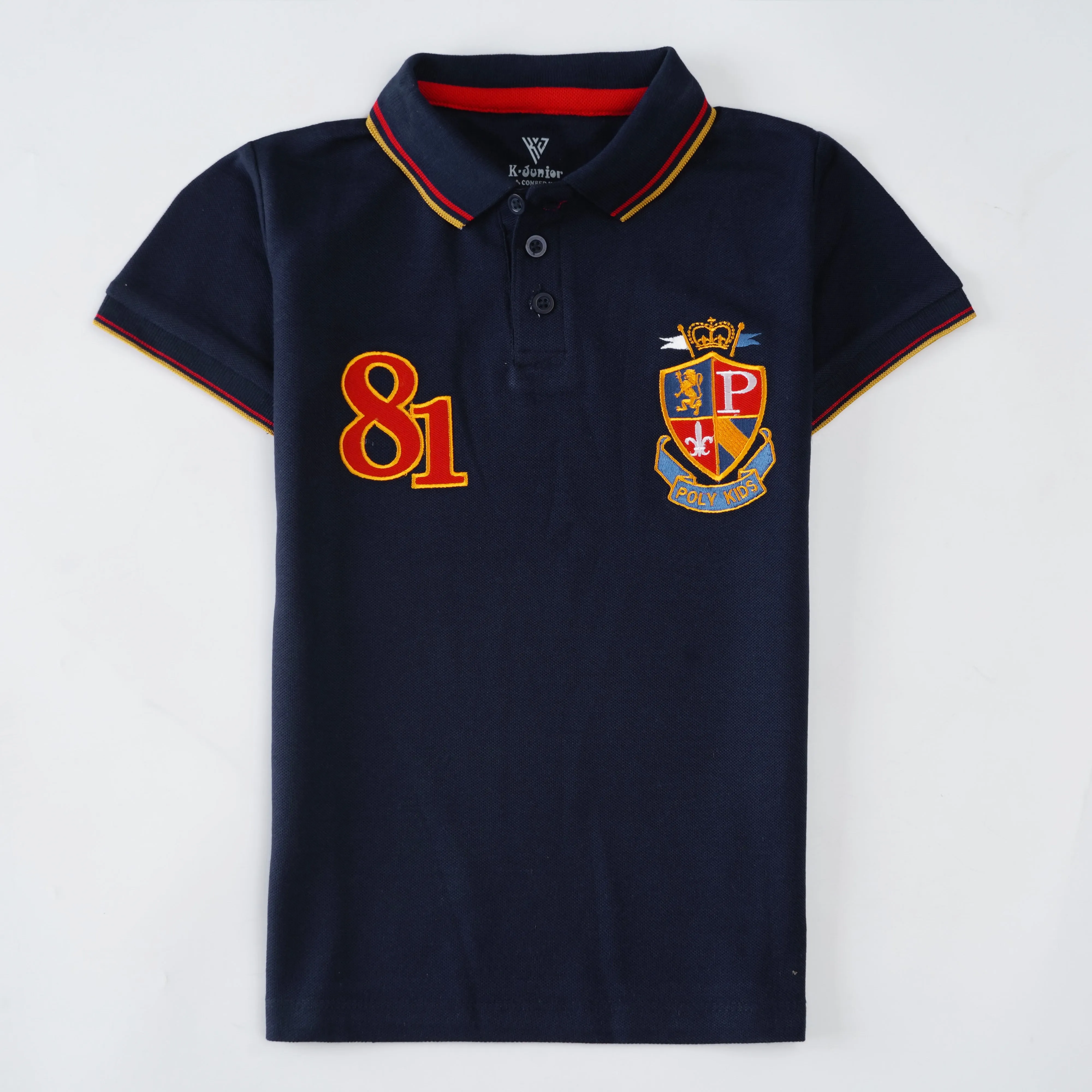 Boys Half Sleeves Polo T-Shirt (81)