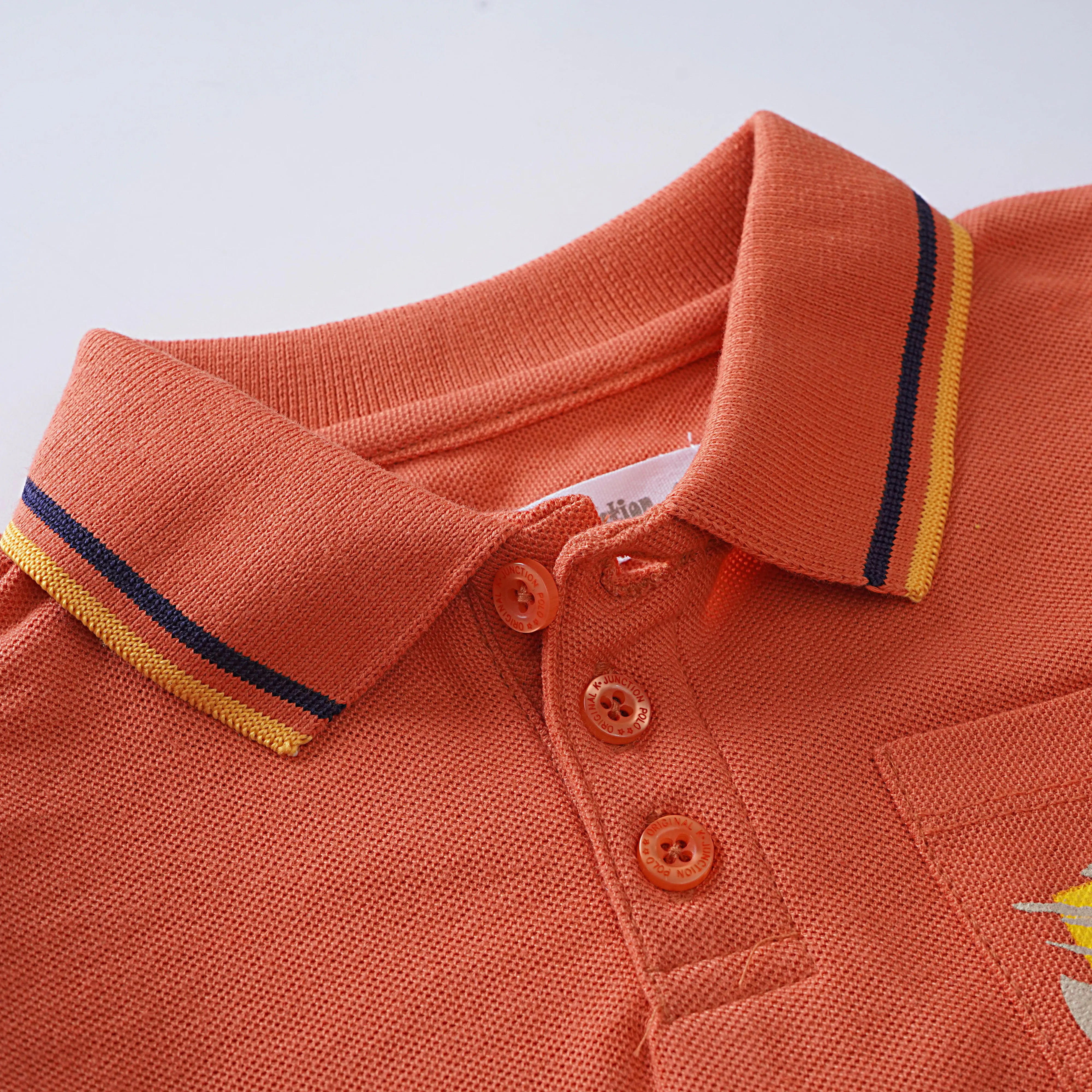 Boys Half Sleeves Polo T-Shirt (Car)