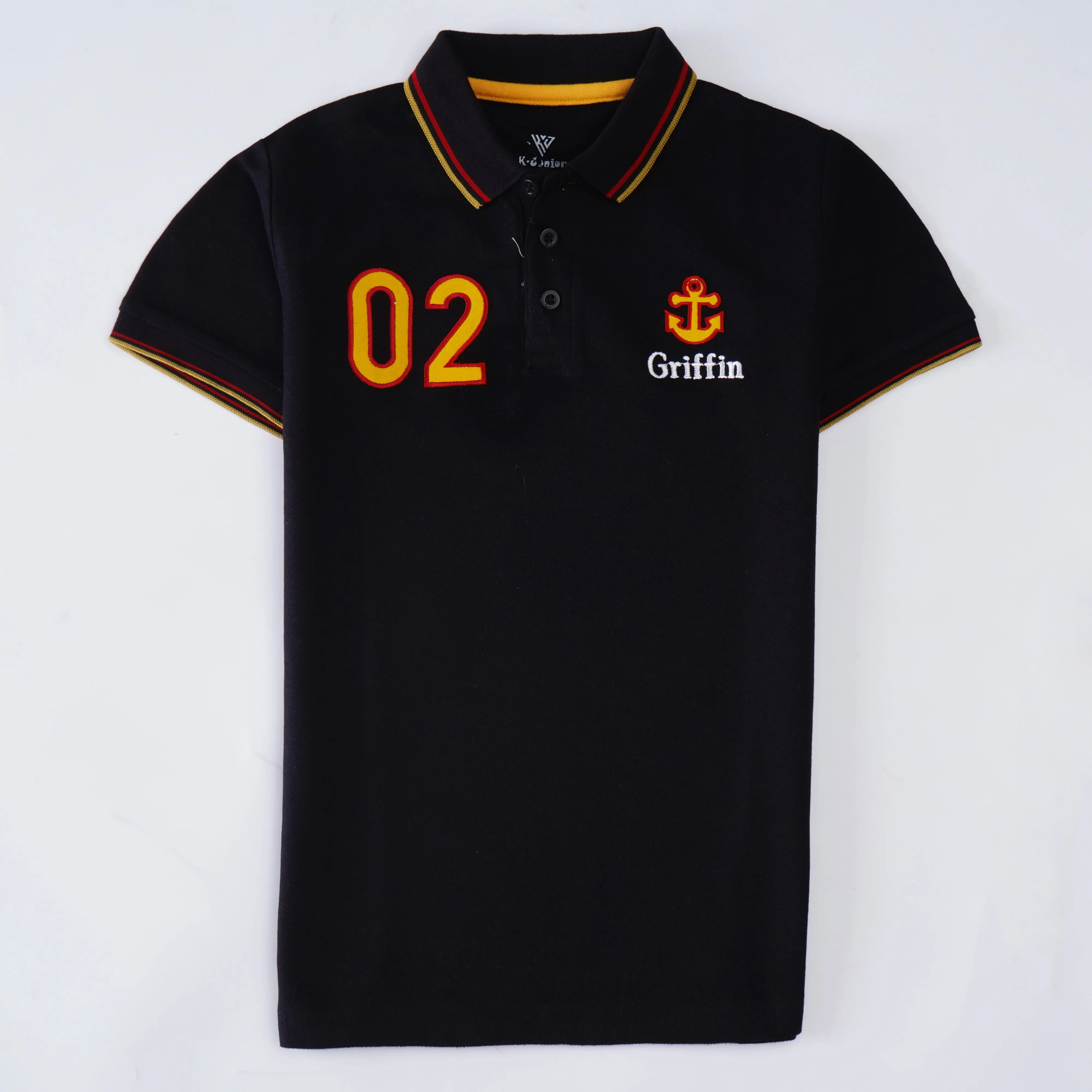 Boys Half Sleeves Polo T-Shirt (Griffin)