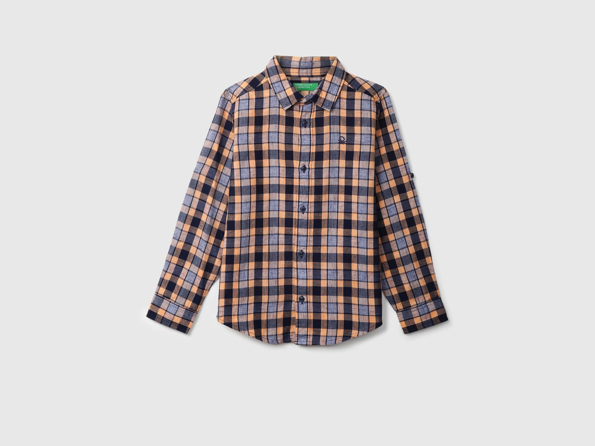 Boys Long Sleeve Check Shirt