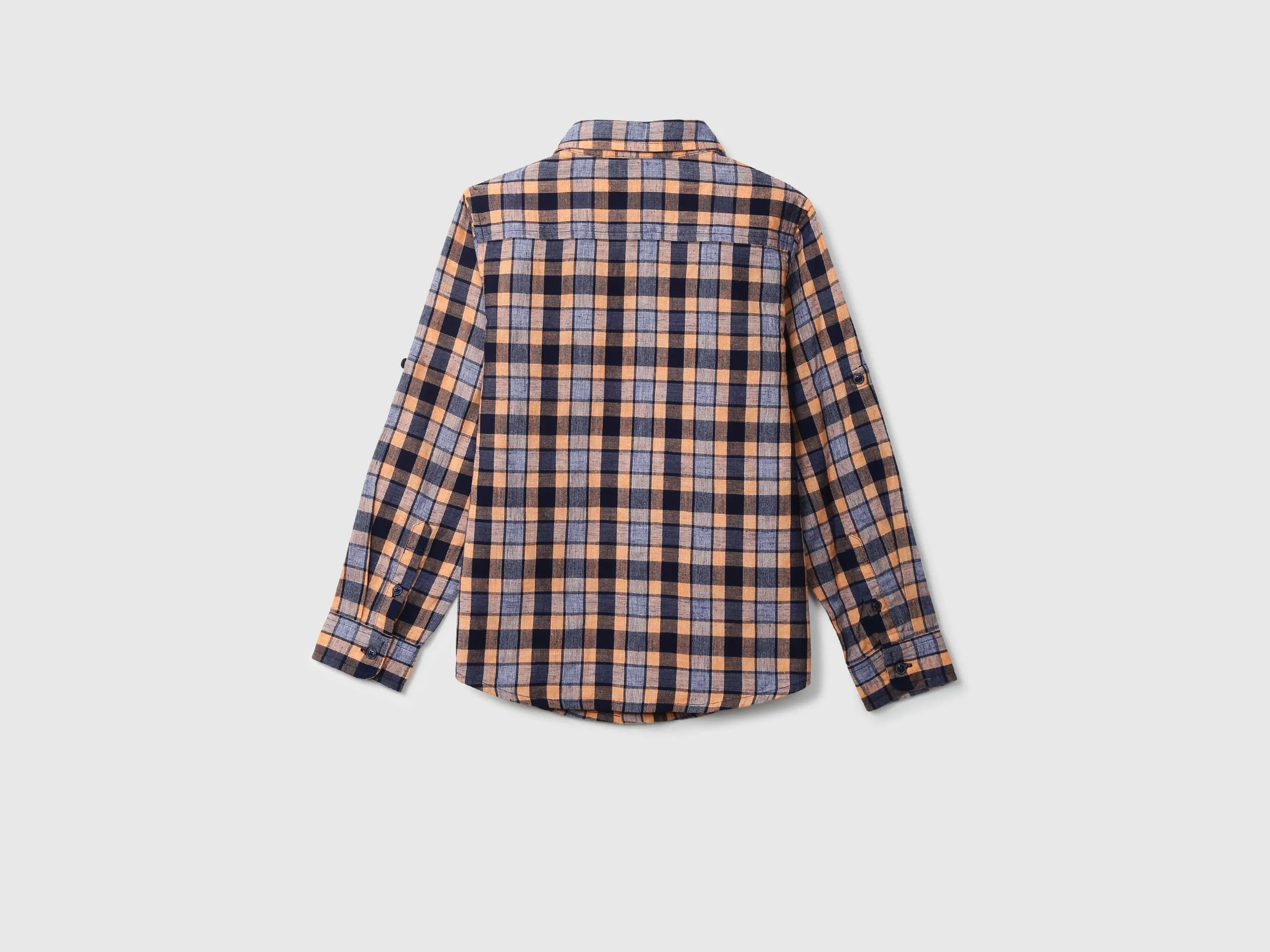 Boys Long Sleeve Check Shirt