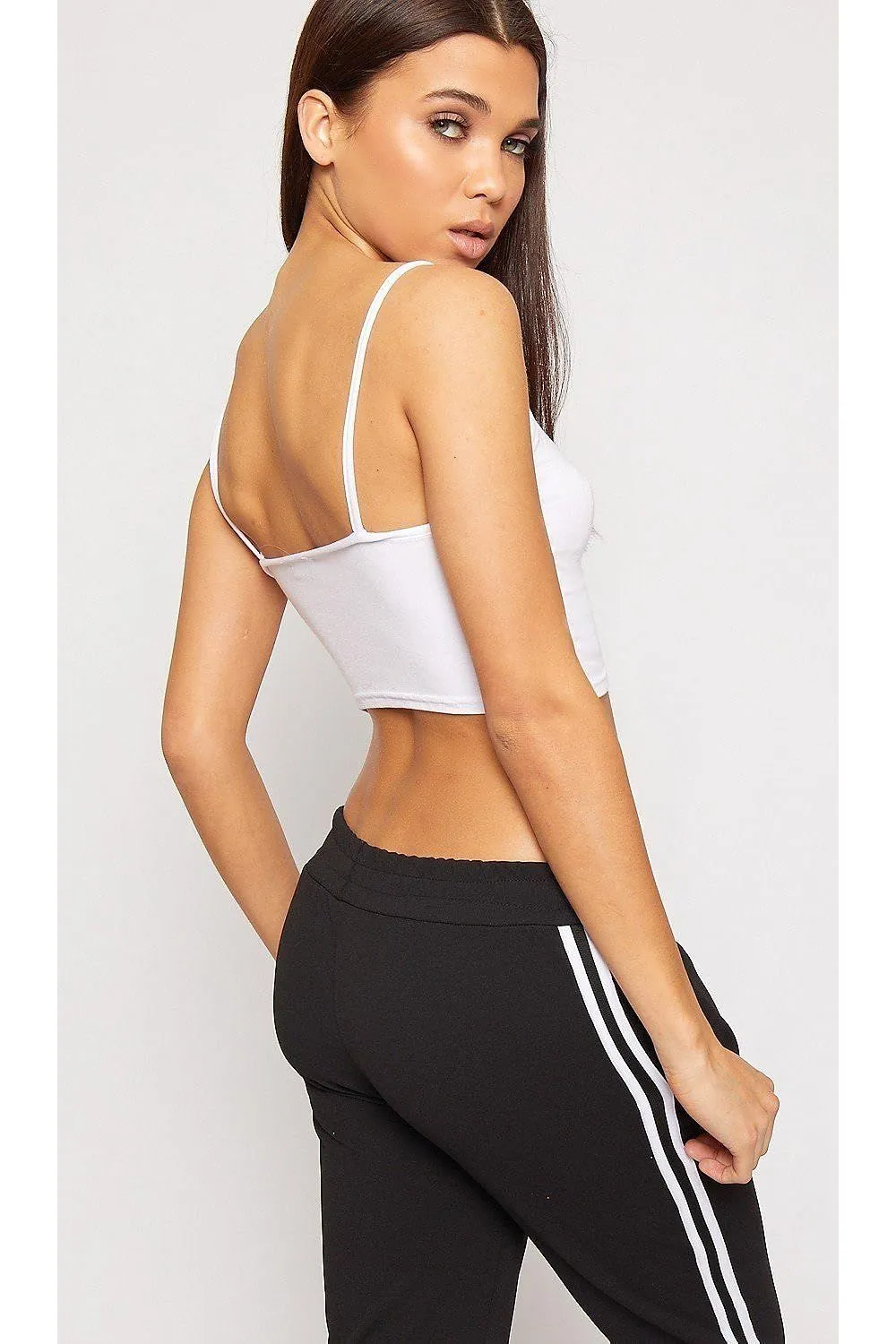 Bralet Crop Stretch Vest Top