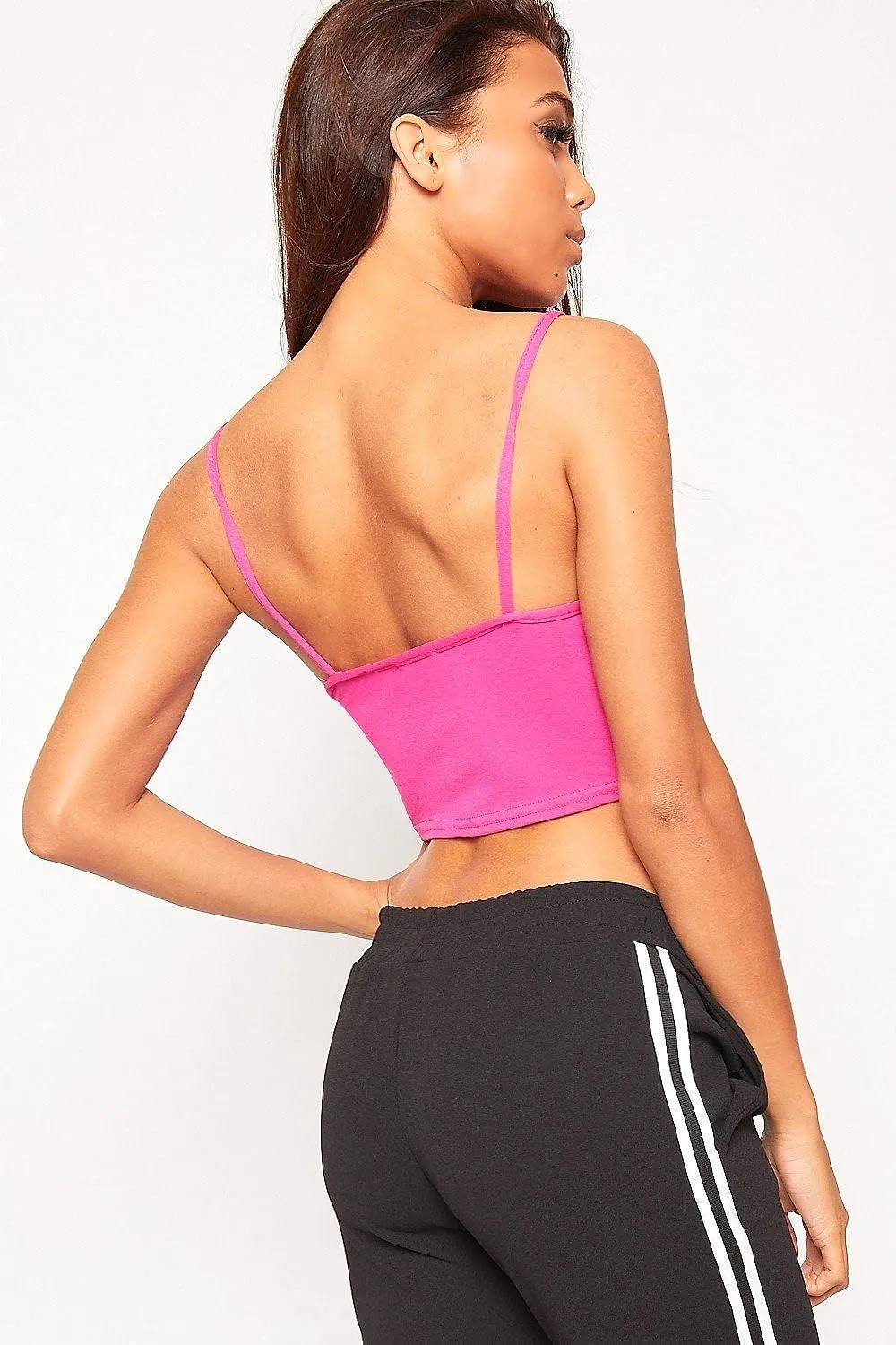 Bralet Crop Stretch Vest Top