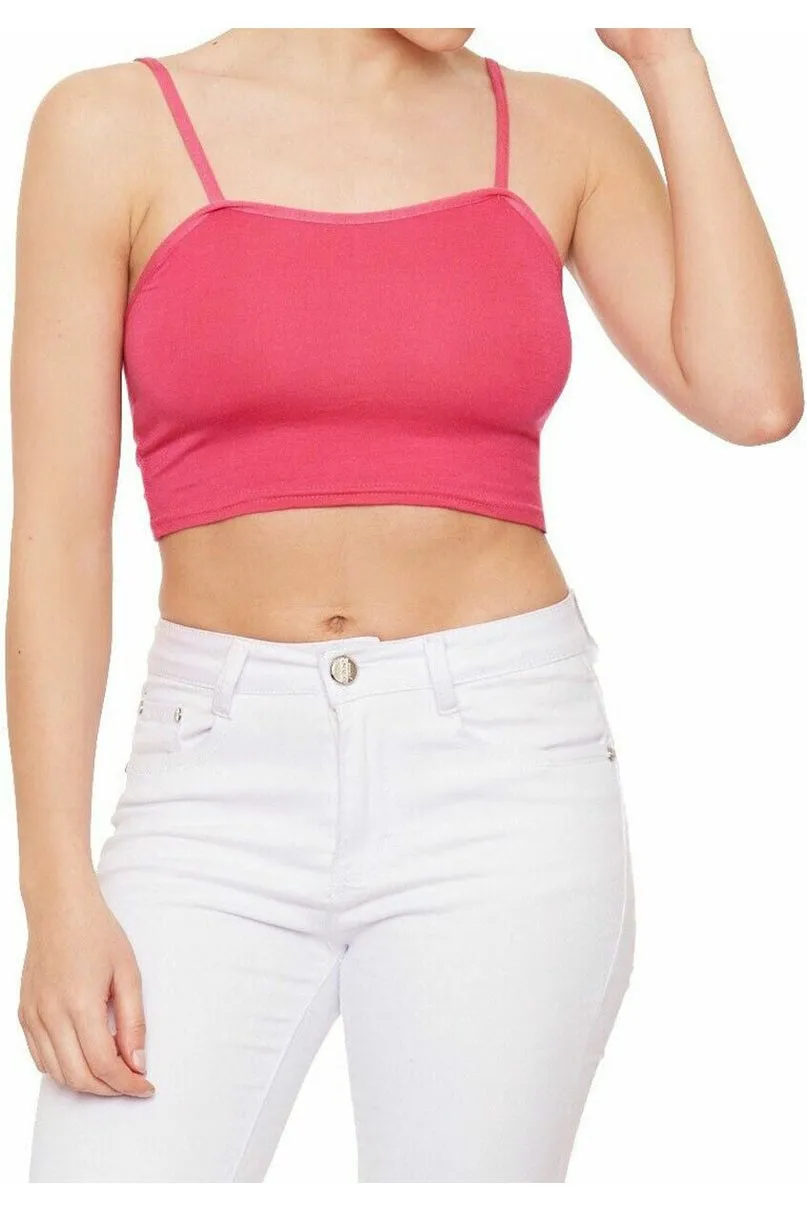 Bralet Crop Stretch Vest Top