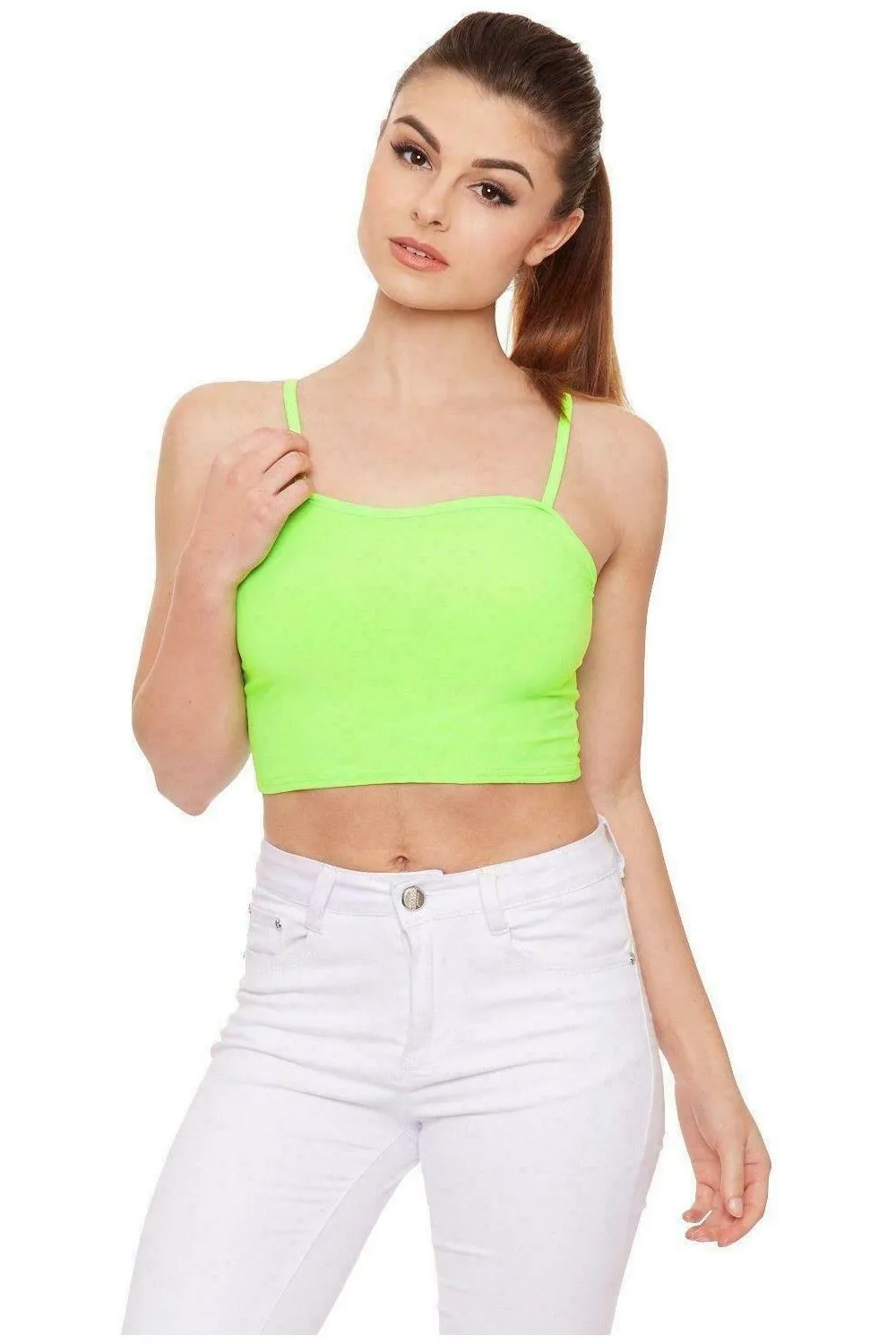 Bralet Crop Stretch Vest Top